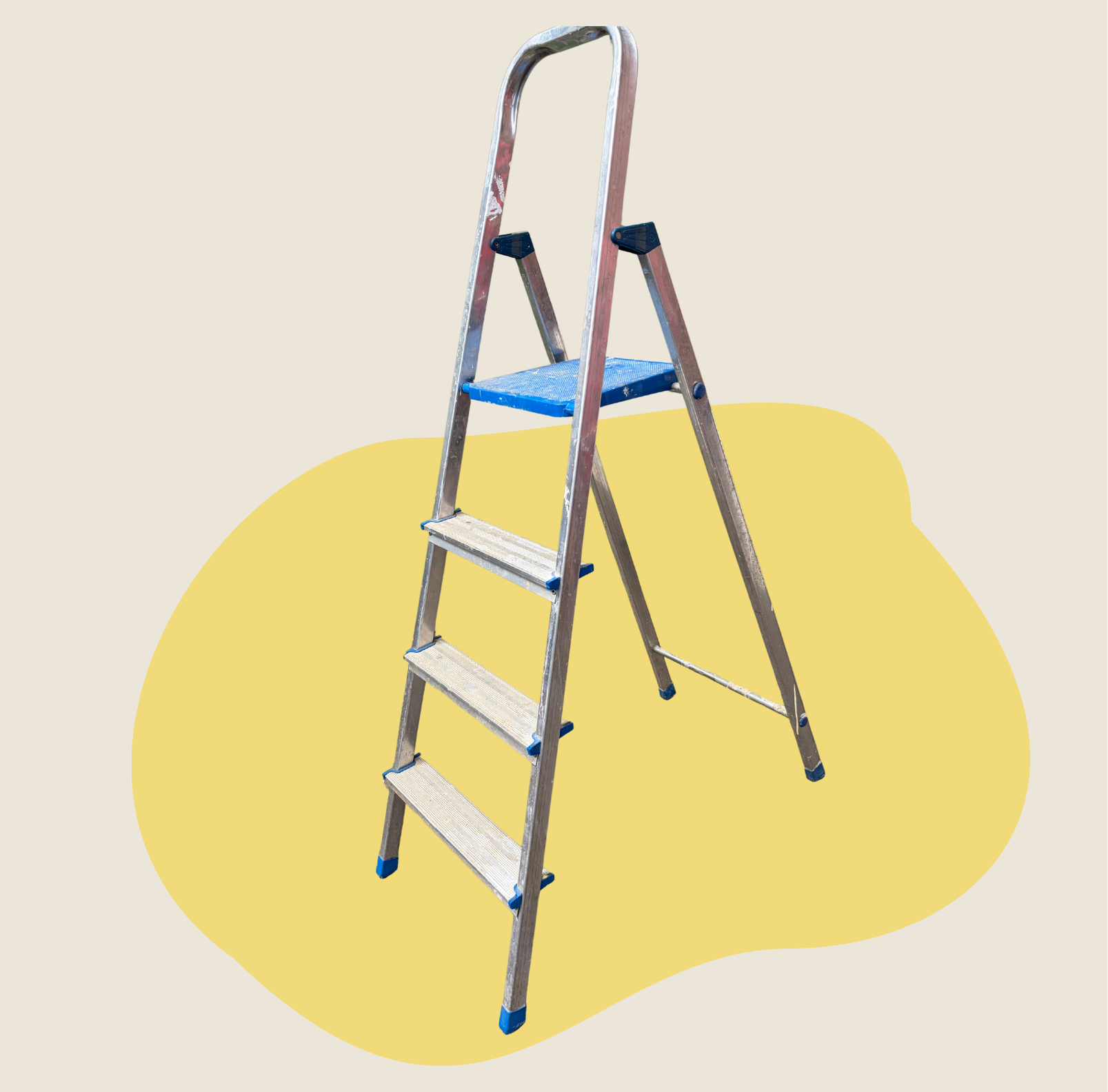 Stehleiter aus Aluminium